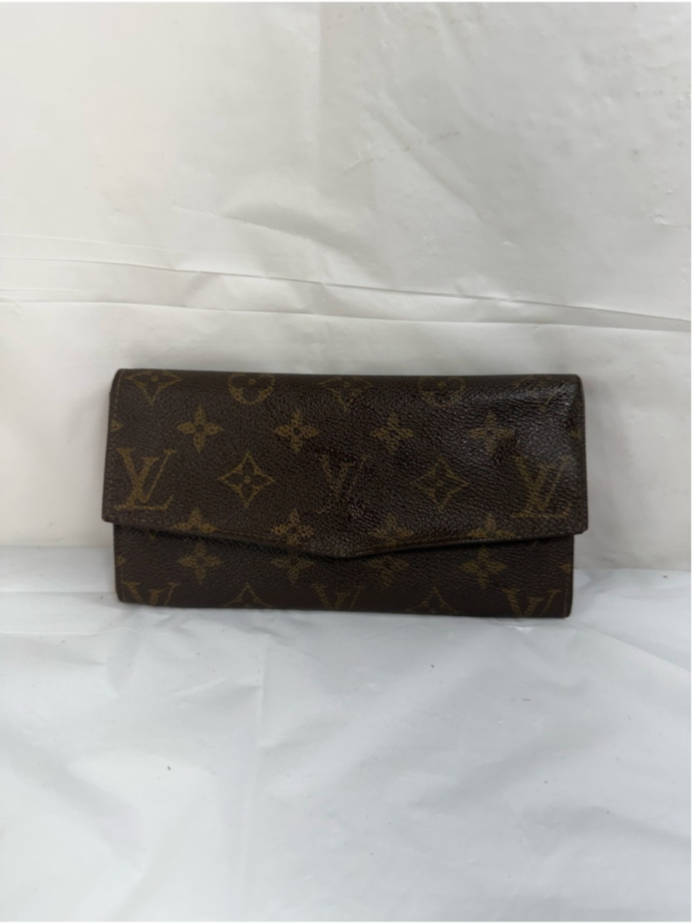 Louis Vuitton Monogram Canvas Envelope Wallet in Brown